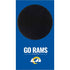 NFL Los Angeles Rams Team Motto Xbox Series S Console Skin
